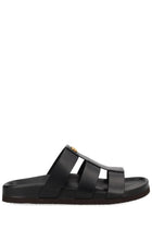 Valentino Men's Slide Studshield Sandals Black