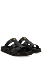 Valentino Men's Slide Studshield Sandals Black, view 2