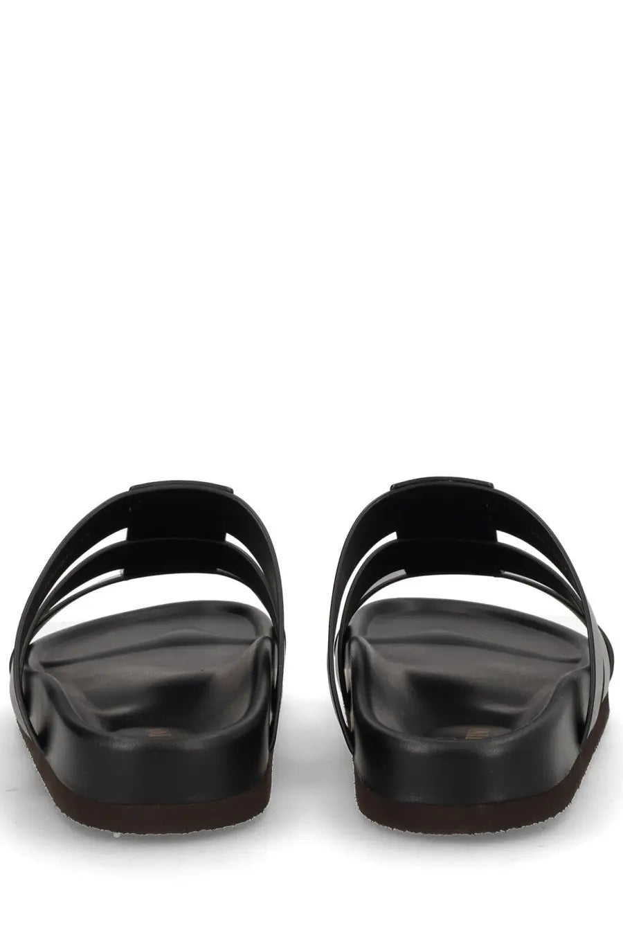 Valentino Men's Slide Studshield Sandals Black, view 4