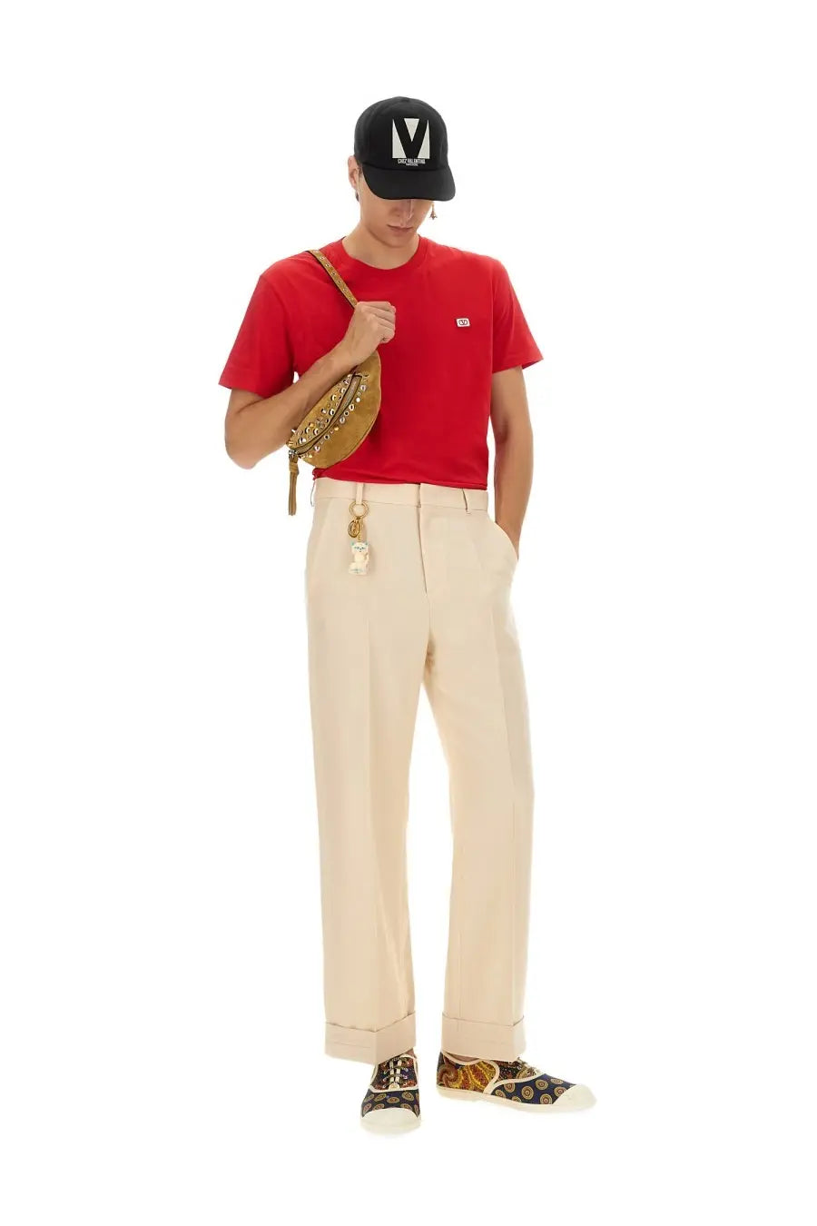 Valentino Men's Shirt Red, view 2