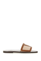 Valentino Men's Viva Superstar Slide Sandal Brown