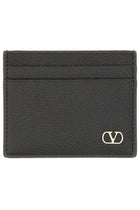 Valentino Men's Vlogo Signature Card Holder Black