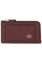 Valentino Men's Vlogo Signature Coin Purse Red
