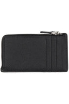 Valentino Men's Vlogo Signature Leather Coin Purse Black, view 2