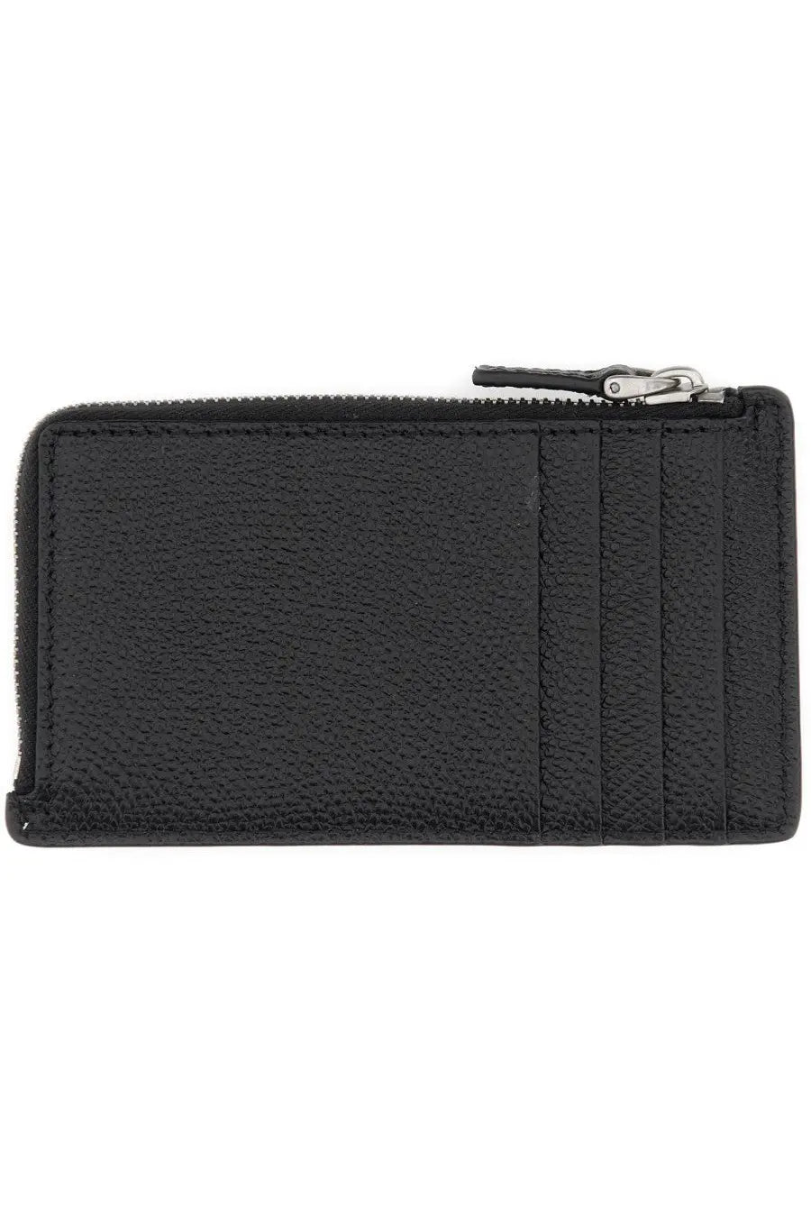 Valentino Men's Vlogo Signature Leather Coin Purse Black, view 2