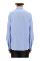 Valentino Men's Vlogo Signature Shirt Blue, view 3