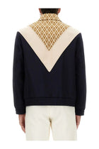 Valentino Men's Wool Bomber Jacket Multicolor, view 3