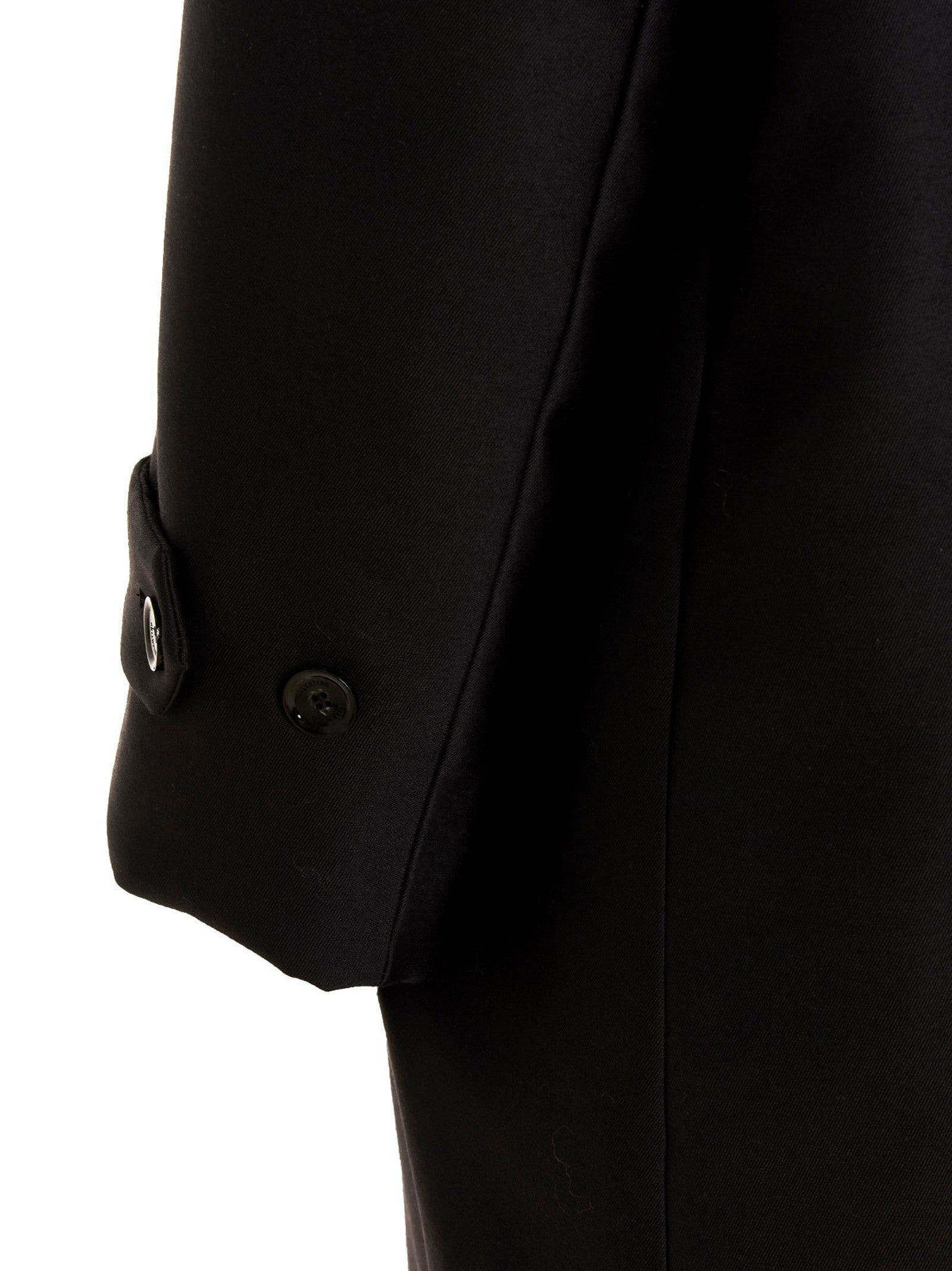 Valentino Valentino Pink PP Collection Reversible Long Coat Black