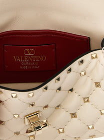 Valentino Valentino Rockstud Spike Small Shoulder Bag White