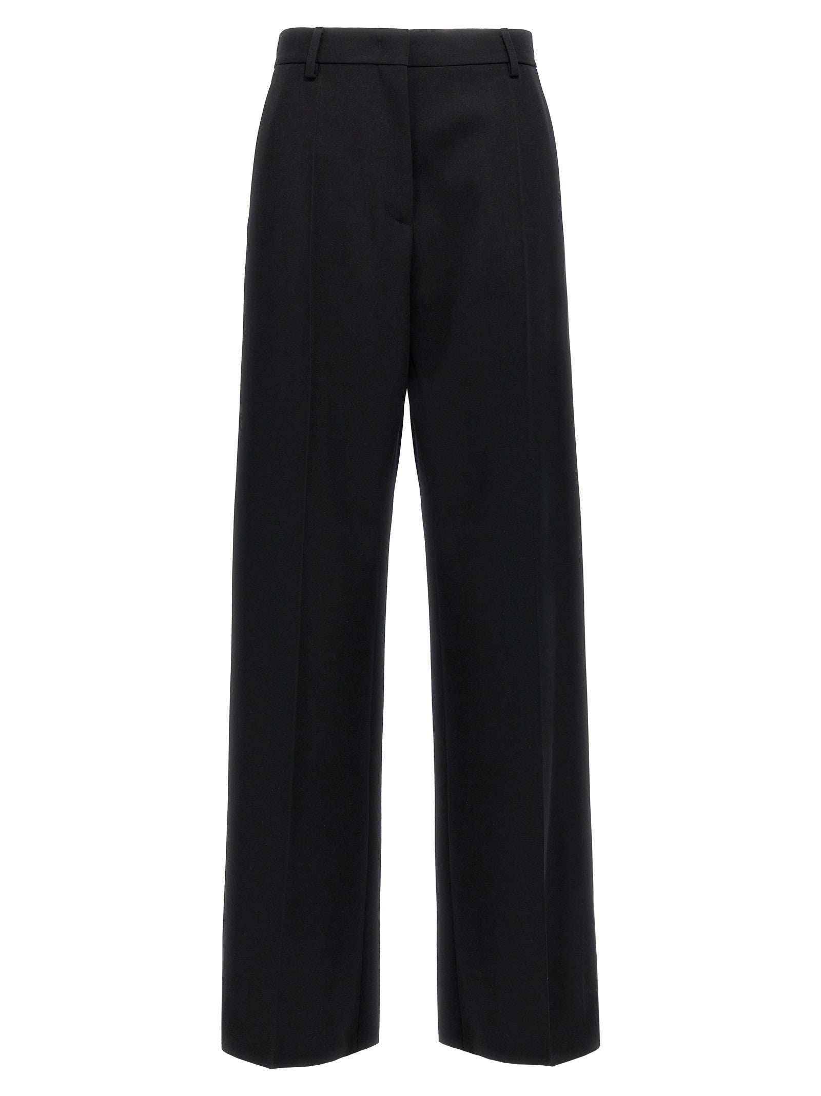 Valentino Valentino Solid Grisaille Pants Black