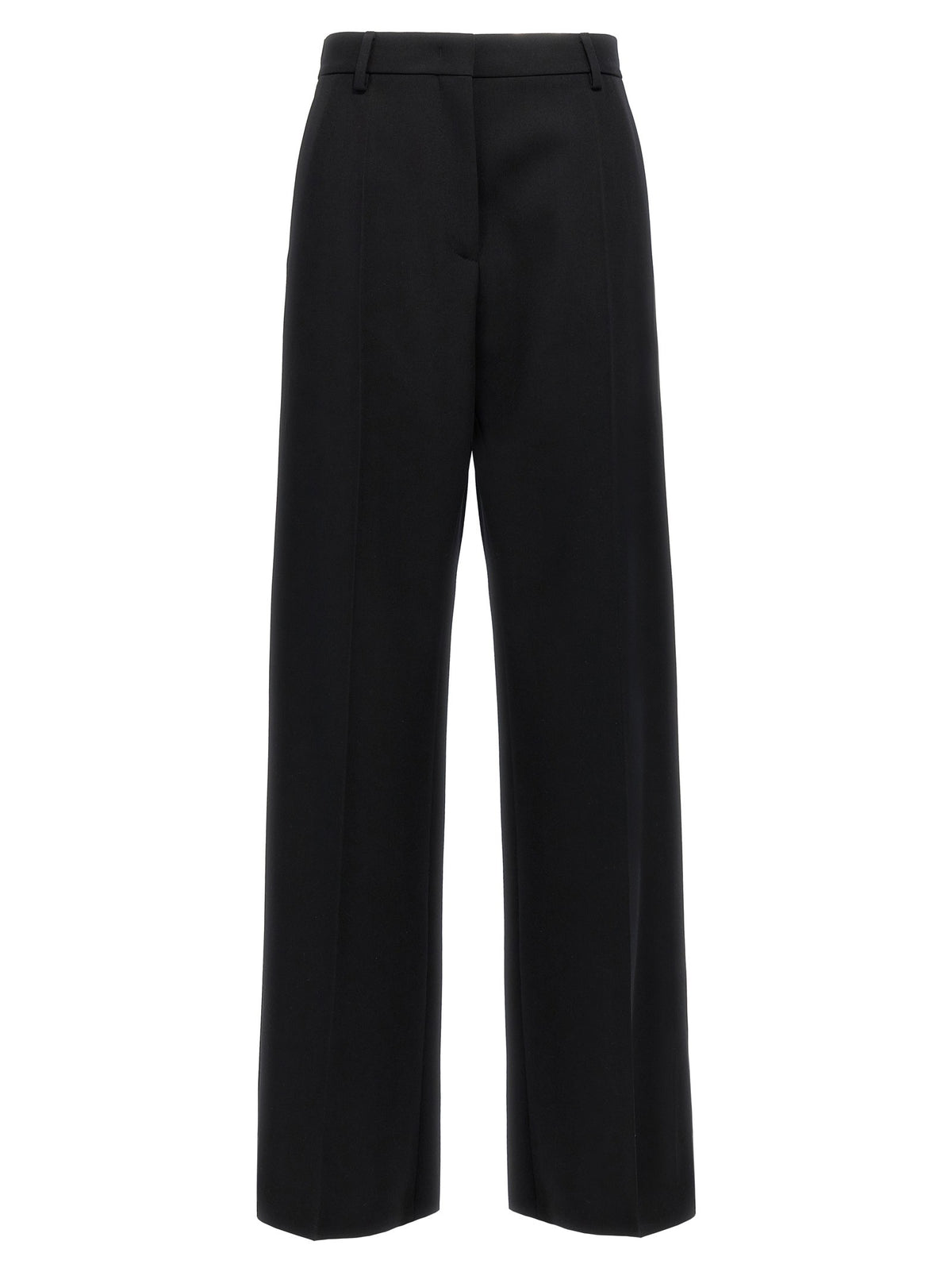 Valentino Valentino Solid Grisaille Pants Black