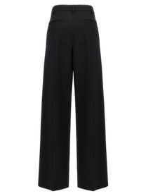 Valentino Valentino Solid Grisaille Pants Black