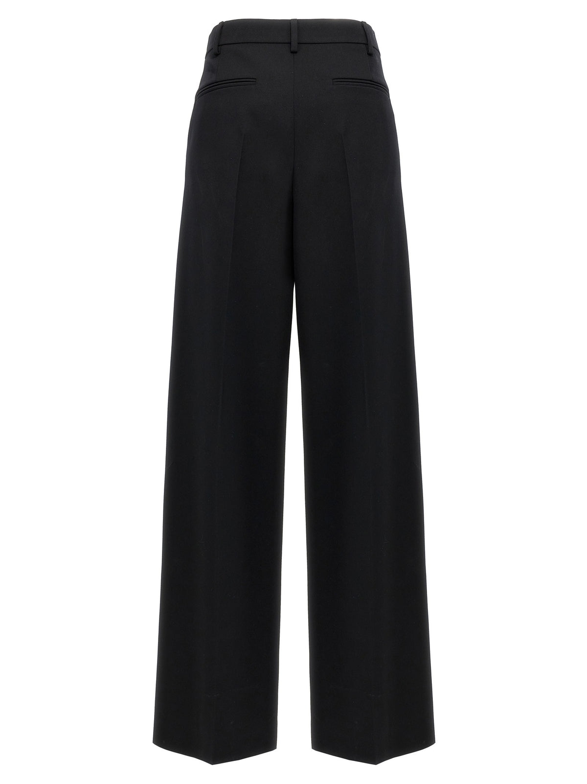 Valentino Valentino Solid Grisaille Pants Black, view 2