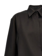Valentino Valentino Techno Light Wool Shirt Black, view 3