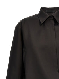Valentino Valentino Techno Light Wool Shirt Black
