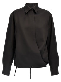 Valentino Valentino Techno Light Wool Shirt Black