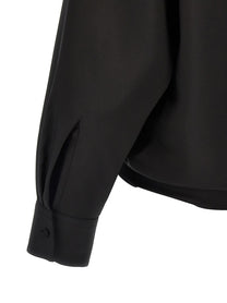 Valentino Valentino Techno Light Wool Shirt Black