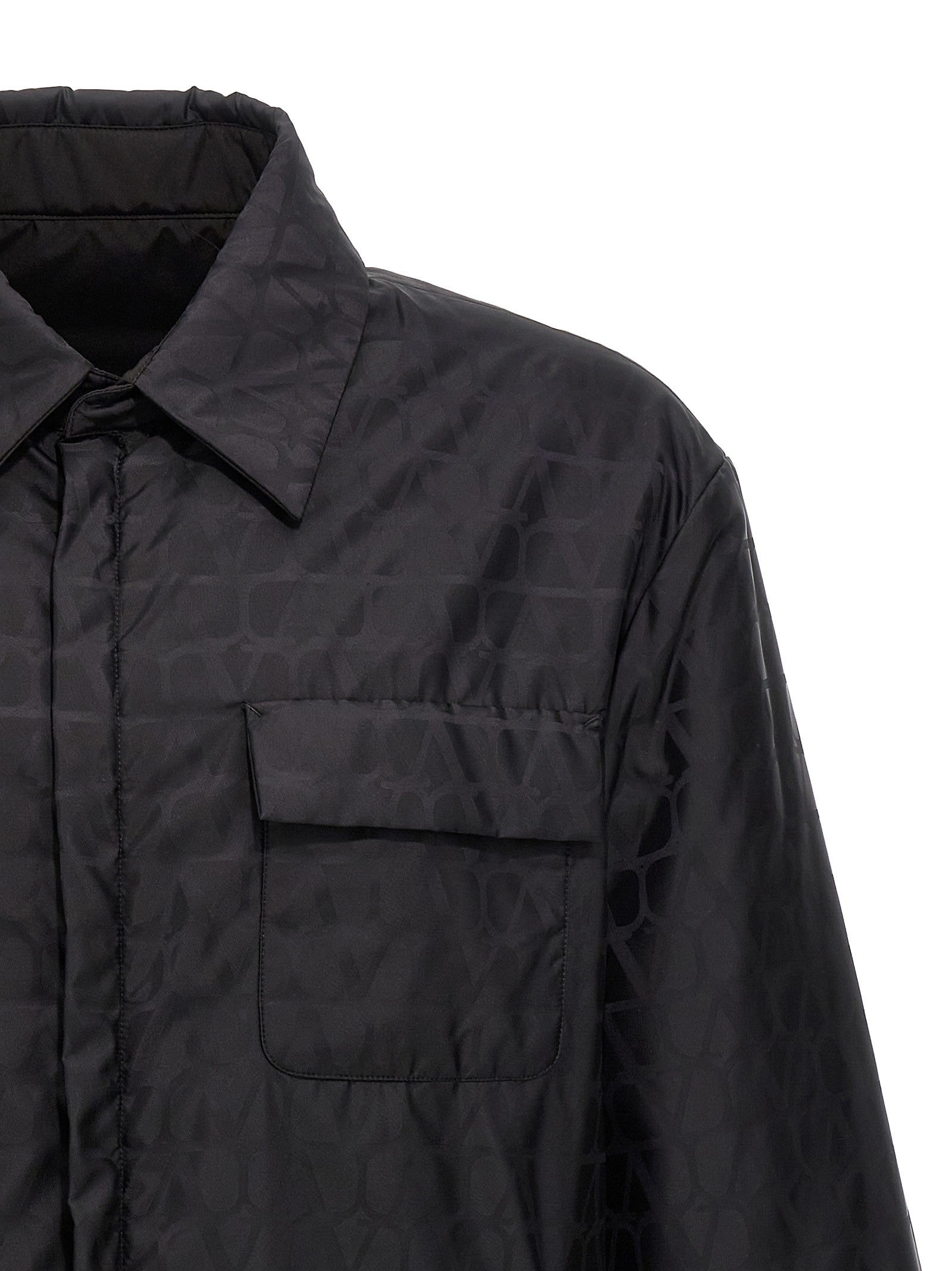Valentino Valentino Toile Iconographe Reversible Jacket Black