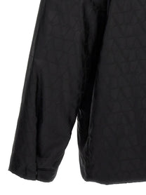 Valentino Valentino Toile Iconographe Reversible Jacket Black