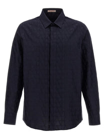 Valentino Valentino Toile Iconographe Shirt Blue