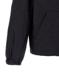 Valentino Valentino Toile Iconographe Windbreaker Blue
