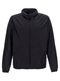 Valentino Valentino Toile Iconographe Windbreaker Blue