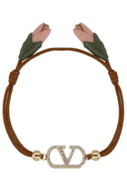 Valentino Women's Vlogo Signature Bracelet Brown