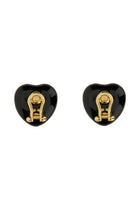 Valentino Women's Coeur Royal Earrings Black, view 2
