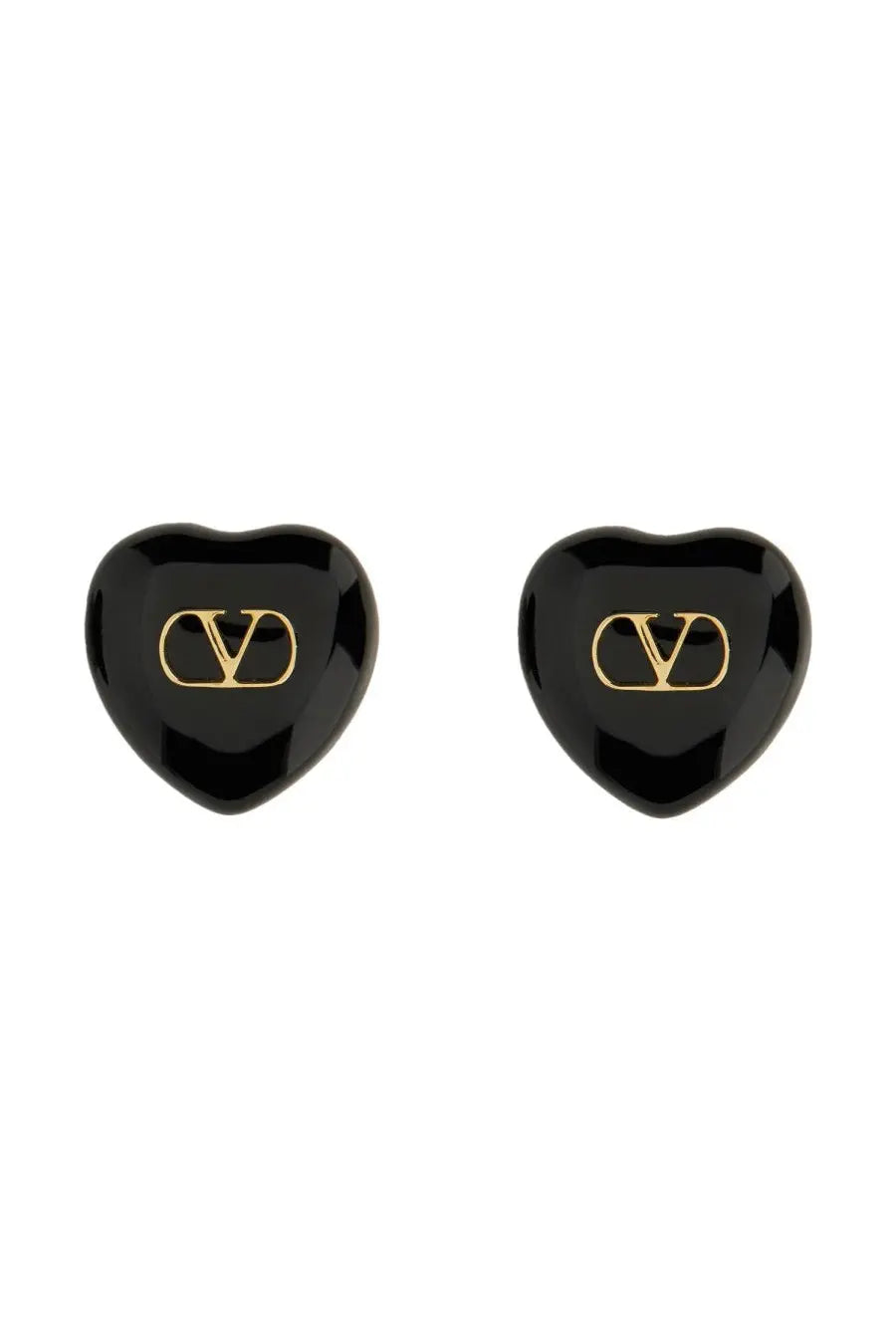 Valentino Women's Coeur Royal Earrings Black