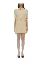 Valentino Women's Crepe Couture Short Dress White