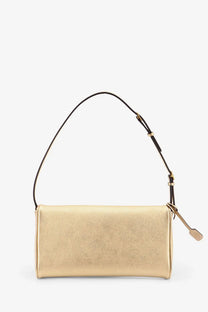 Valentino Women's Devain Laminated Leather Shoulder Bag MEKONG