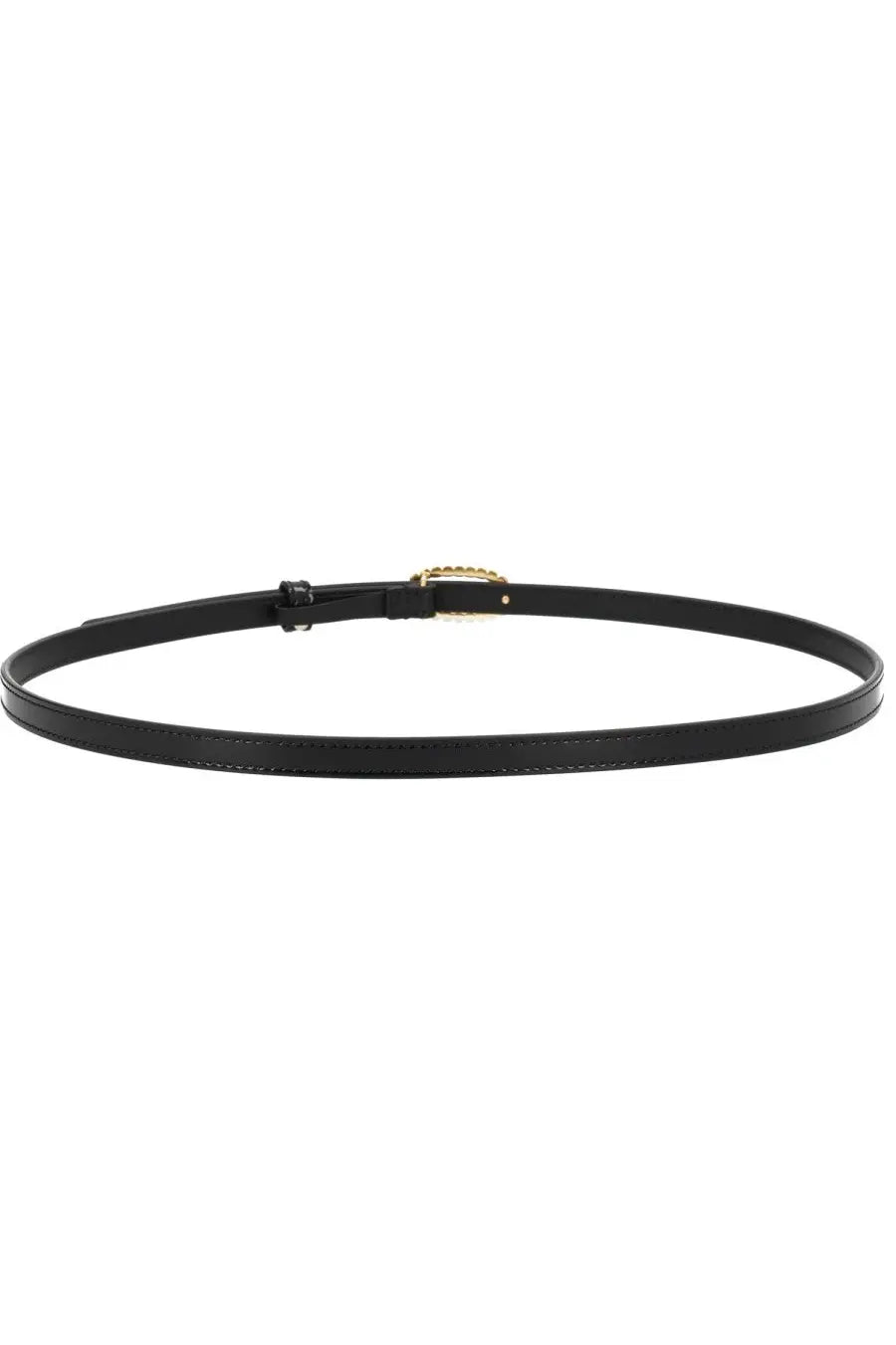 Valentino Women's Mini Vlogo Signature Belt Black, view 3