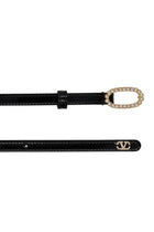 Valentino Women's Mini Vlogo Signature Belt Black, view 2