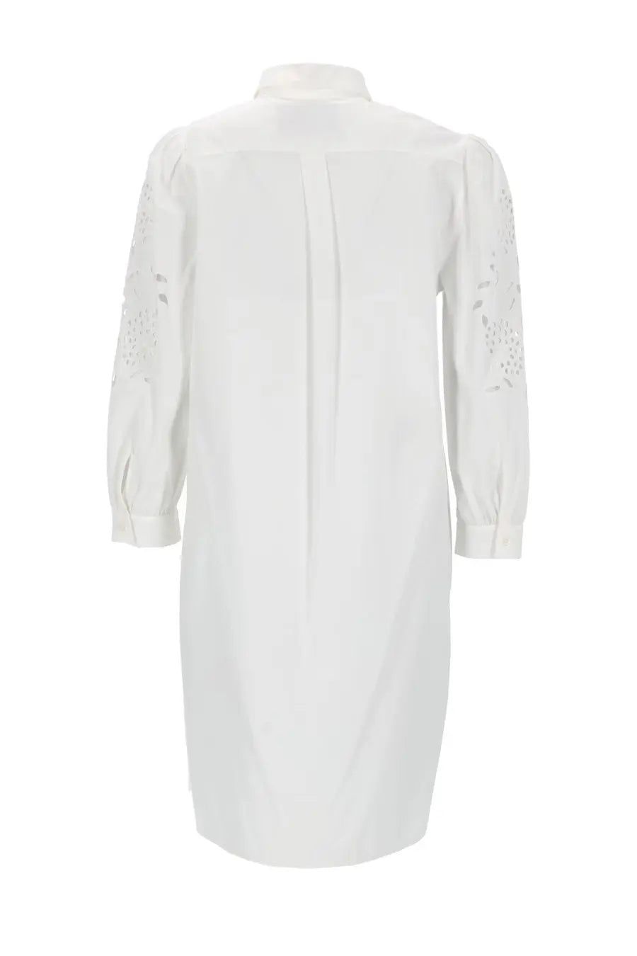 Valentino Women's Miniabito in Popeline White, view 2