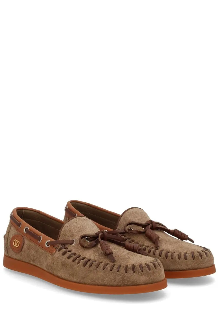 Valentino Women's Palm Avenue Loafer Beige, view 2