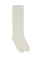 Valentino Women's Perforated Cotton Socks White