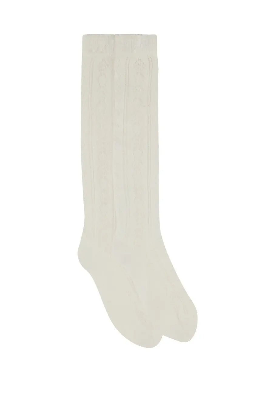 Valentino Women's Perforated Cotton Socks White