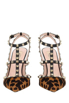 Valentino Women's Rockstud Pumps Brown, view 3
