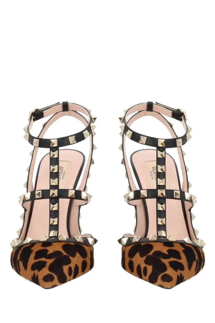 Valentino Women's Rockstud Pumps Brown, view 3