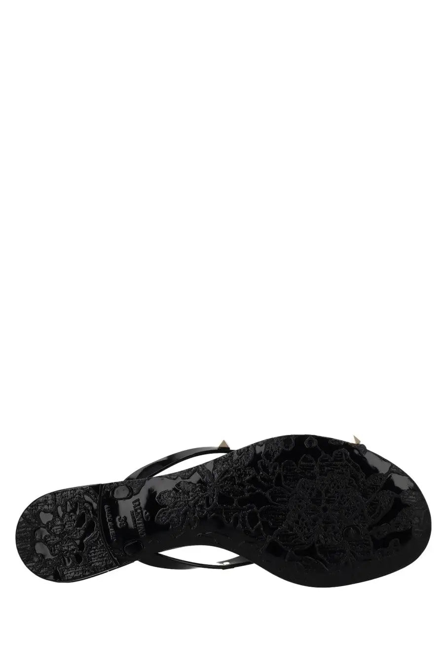 Valentino Women's Rockstud Sandal Black, view 6