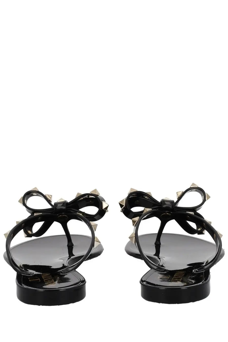 Valentino Women's Rockstud Sandal Black, view 4