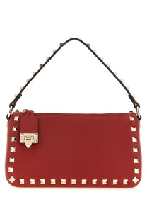 Valentino Valentinogaravani Rockstud Small Shoulder Bag Red
