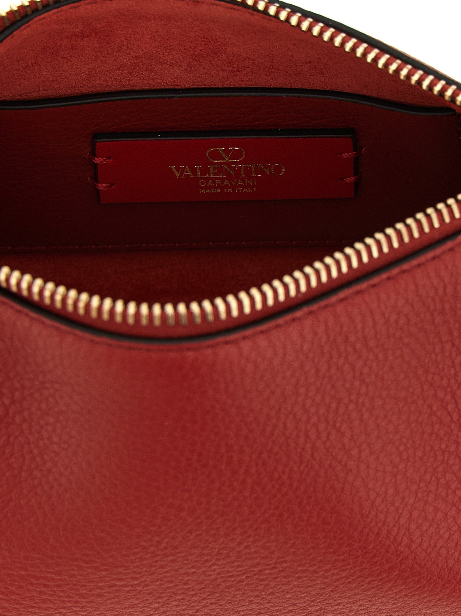 Valentino Valentinogaravani Rockstud Small Shoulder Bag Red