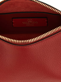 Valentino Valentinogaravani Rockstud Small Shoulder Bag Red
