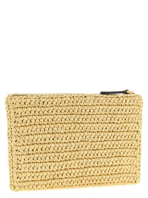 Valentino Valentinogaravani Vivasuperstar Crochet Clutch Bag White