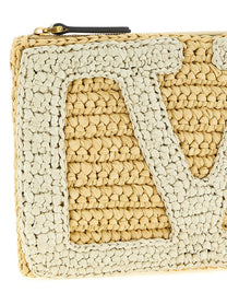 Valentino Valentinogaravani Vivasuperstar Crochet Clutch Bag White
