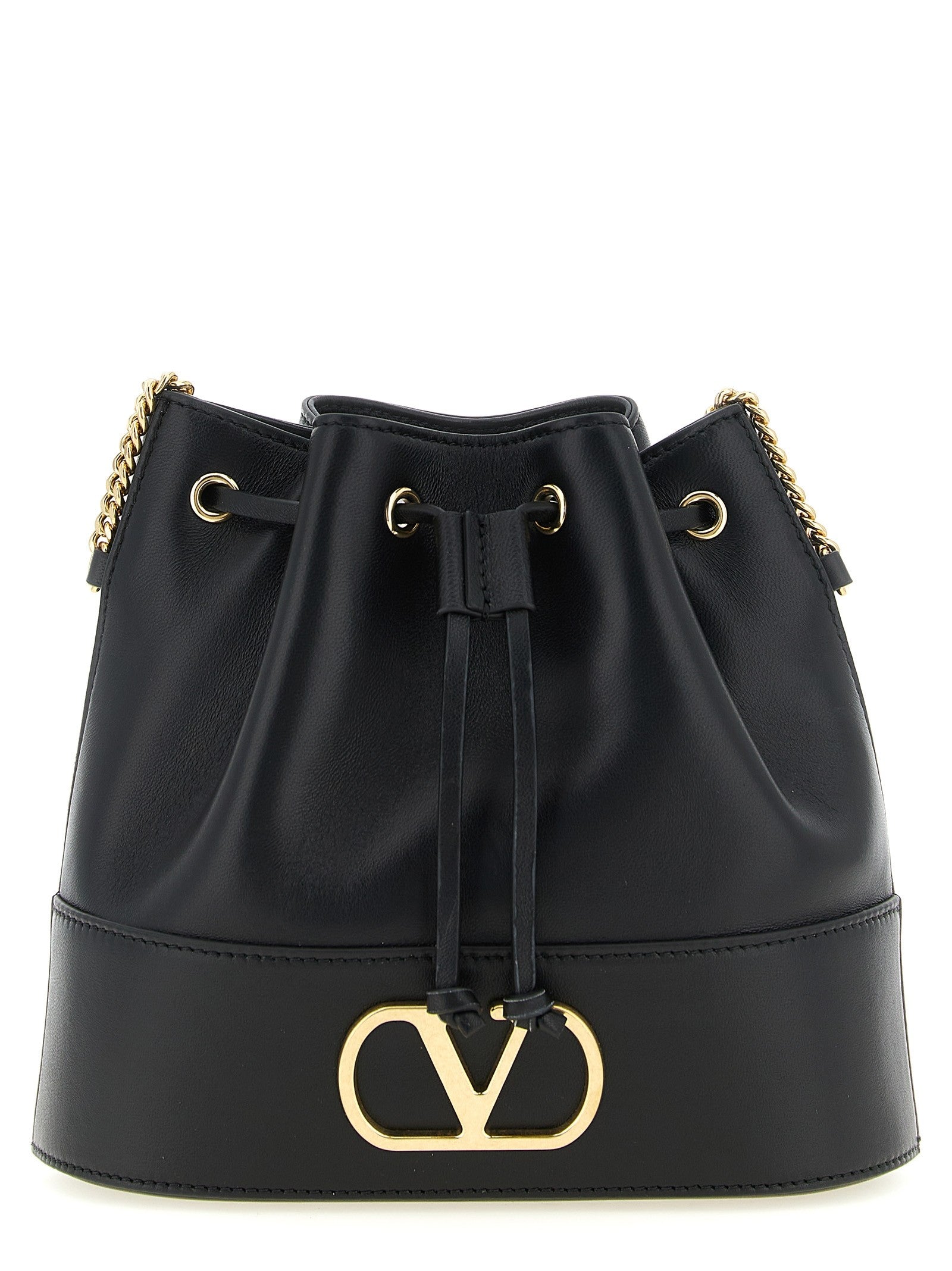 Valentino Valentinogaravani Vlogosignature Mini Bucket Bag Black