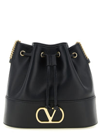 Valentino Valentinogaravani Vlogosignature Mini Bucket Bag Black