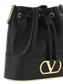Valentino Valentinogaravani Vlogosignature Mini Bucket Bag Black