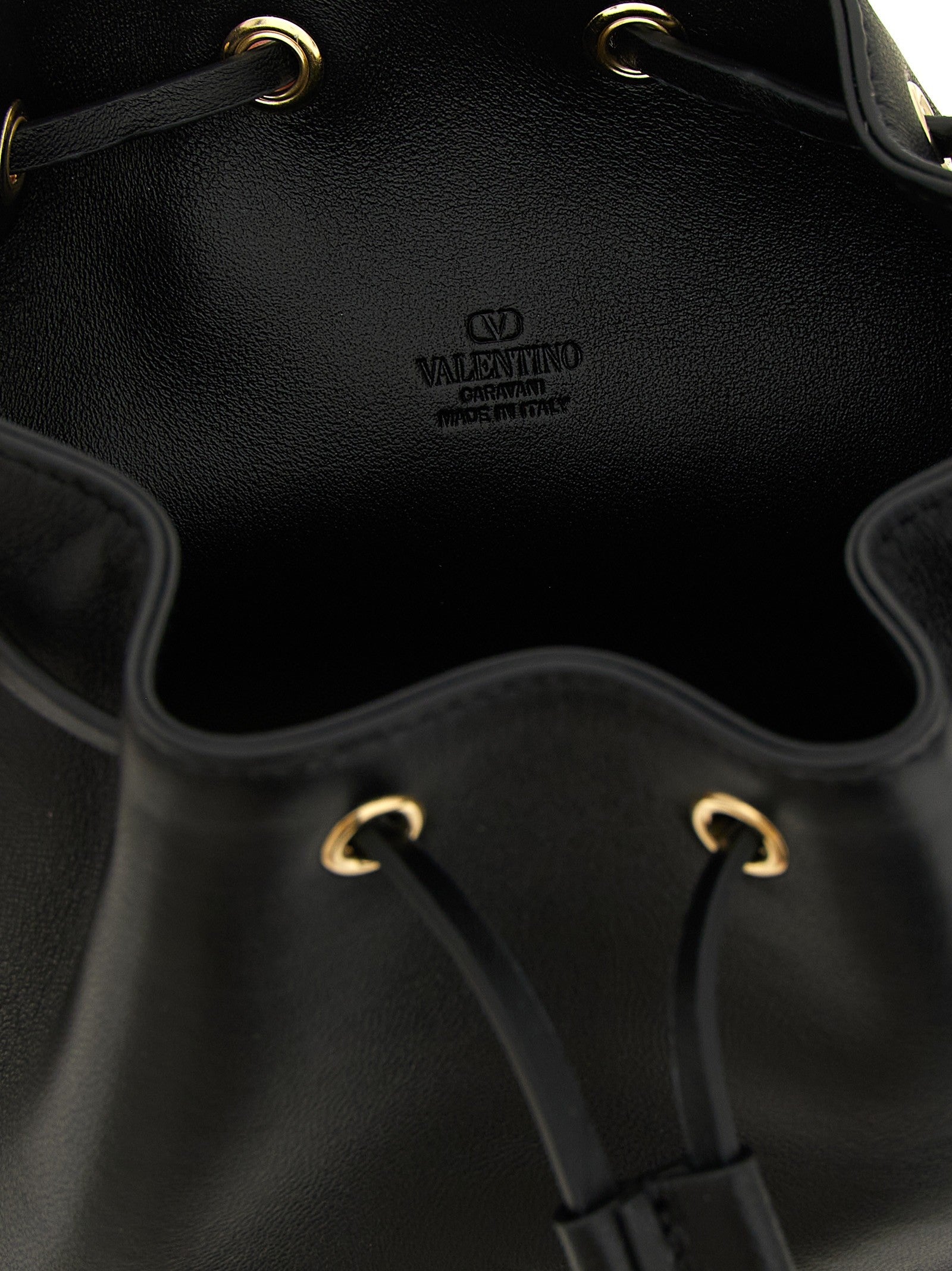 Valentino Valentinogaravani Vlogosignature Mini Bucket Bag Black